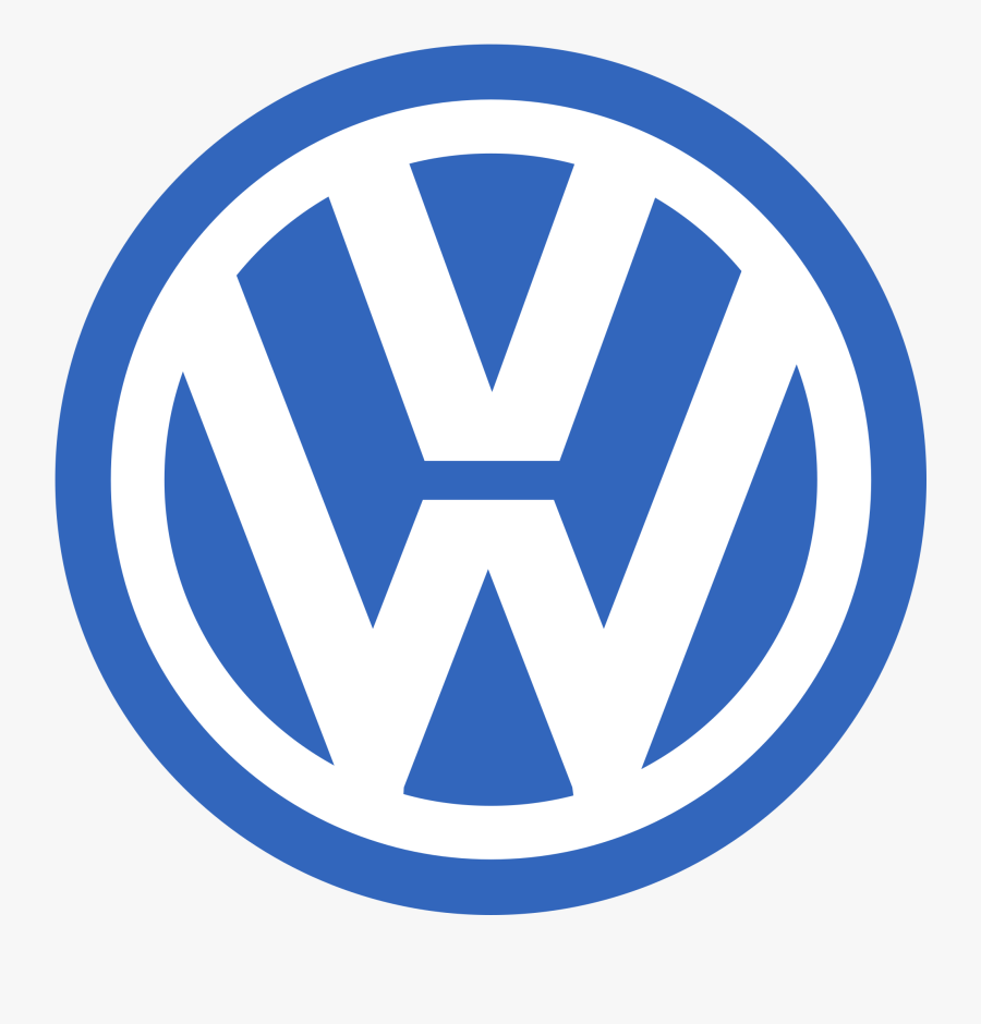 Volkswagen Logo - V And W Logo, Transparent Clipart