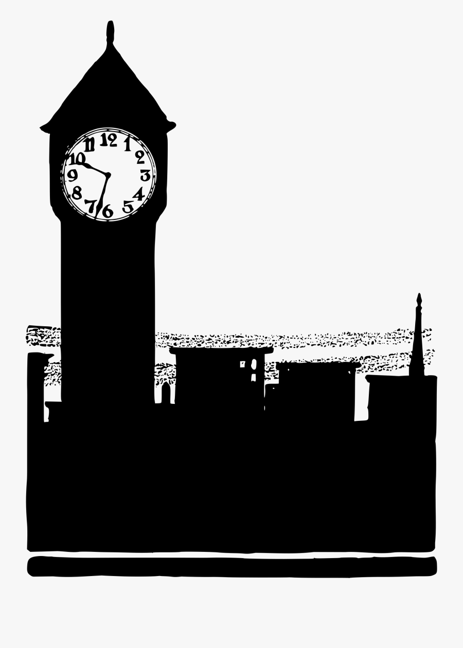 Clip Art London Eye Transprent Png - Silhouette Big Ben Png, Transparent Clipart