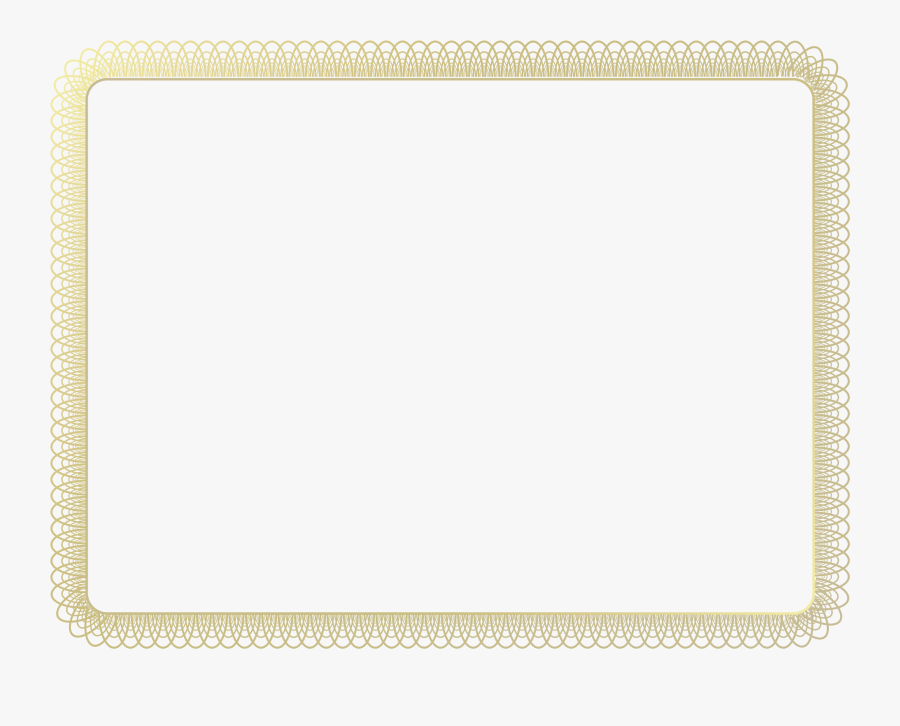 Corner Clipart Certificate - Beige, Transparent Clipart