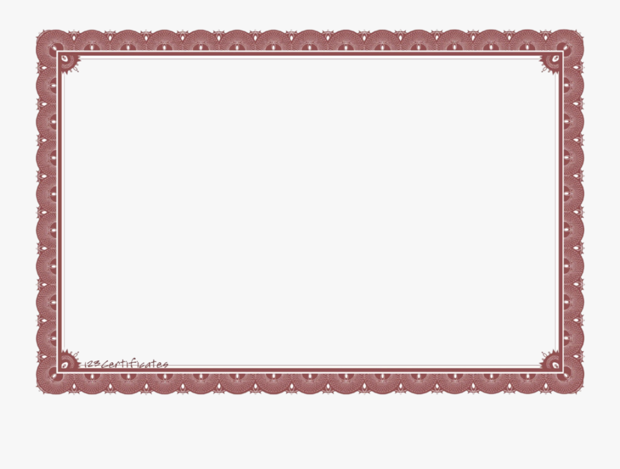Blank Certificate Template Png Clipart Template Clip - Blank Certificate Design Template, Transparent Clipart