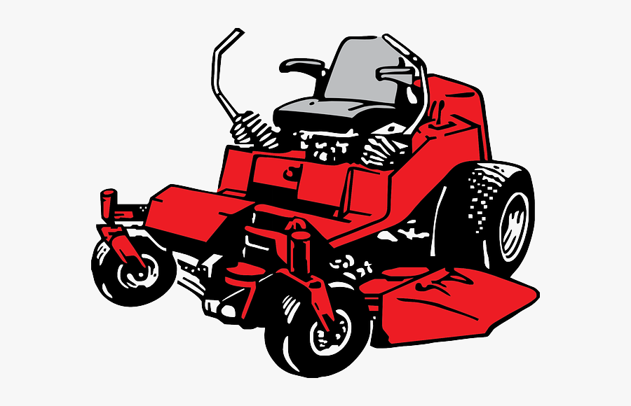 Riding Lawn Mower Clip Art, Transparent Clipart