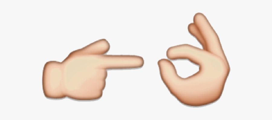 Hand Emoji Png File - Emojis Png Hands, Transparent Clipart