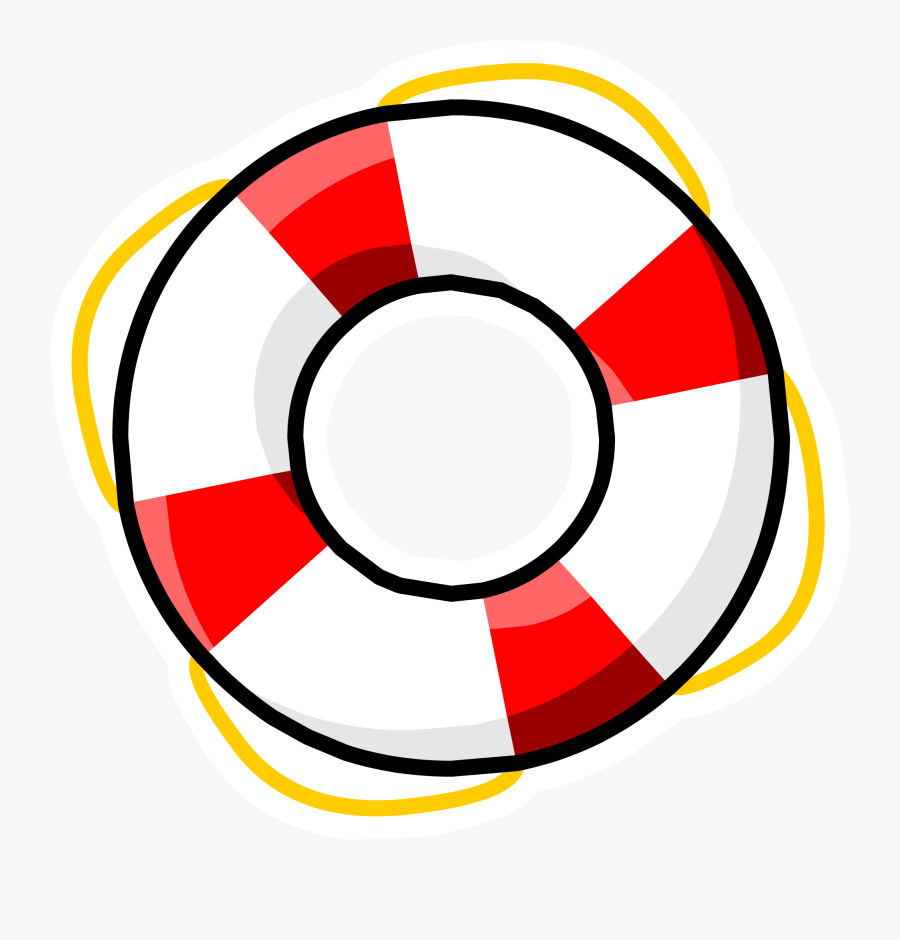 Club Penguin Wiki - Clip Art Life Ring, Transparent Clipart