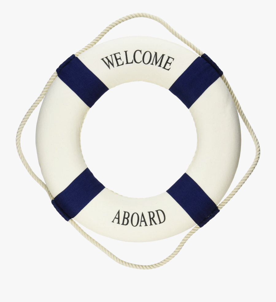 Welcome Aboard Life Preserver Ring , Png Download - Nautical Life Preserver, Transparent Clipart