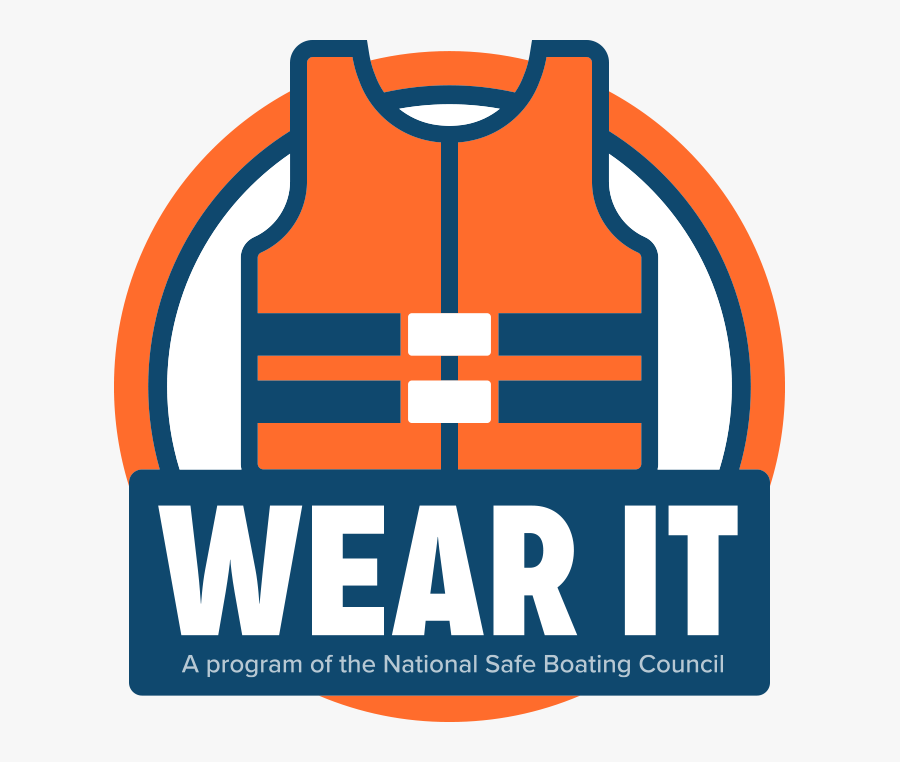 Wear Your Life Jacket, Transparent Clipart