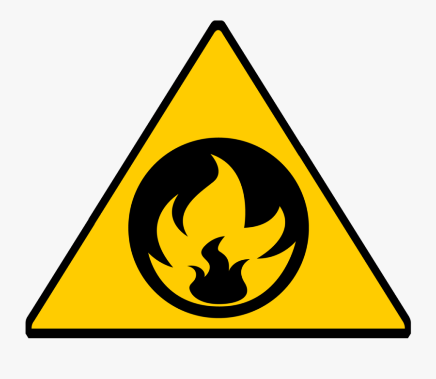 Fire Warning Signs - Transparent Fire Warning Sign, Transparent Clipart