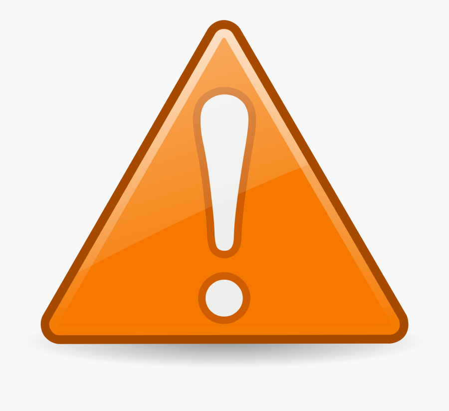 Clipart Warning Symbole Attention Orange Free Transparent Clipart Clipartkey