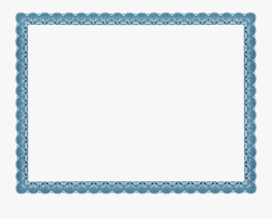 Free Blank Certificate Template, Transparent Clipart