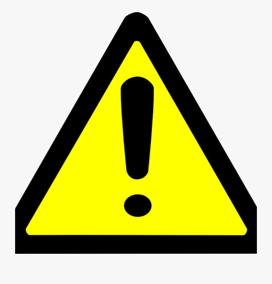 Warning Sign Clipart Warning Sign Clip Art At Clker - Please Note Symbol, Transparent Clipart