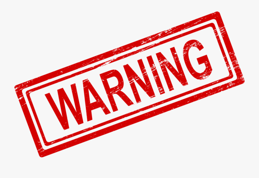 Stamp Clipart Warning - Goodbye Png, Transparent Clipart