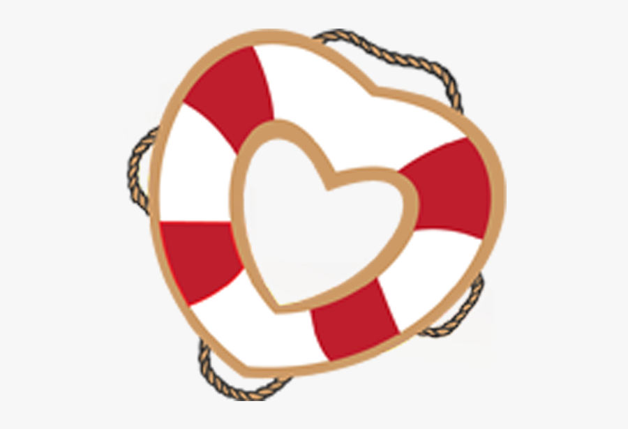 Heart Life Preserver, Transparent Clipart