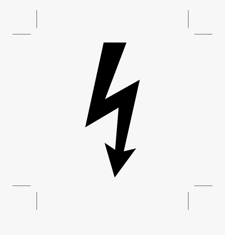 High Electricity Warning Voltage Sign Free Download - High Voltage Symbol, Transparent Clipart