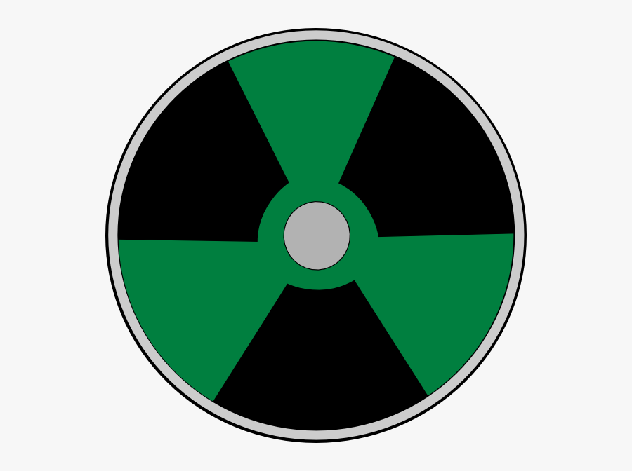 Green Atomic Warning Clipart - Posejdon, Transparent Clipart