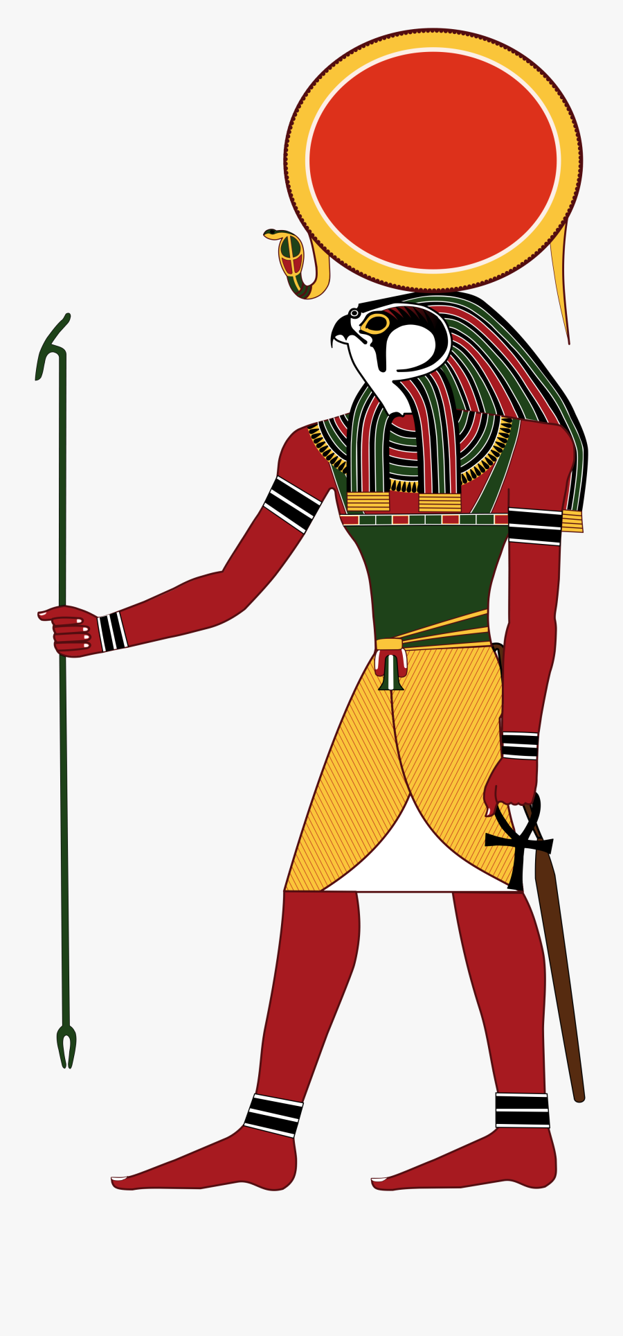 Coffin Clipart Ancient Egyptian - Egyptian God Png, Transparent Clipart