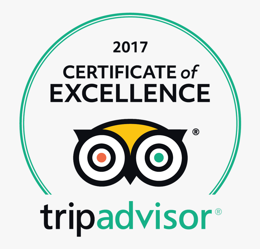 Picture Transparent Library Wdf Awarded Nd Trip - Tripadvisor Certificate Of Excellence 2017, Transparent Clipart