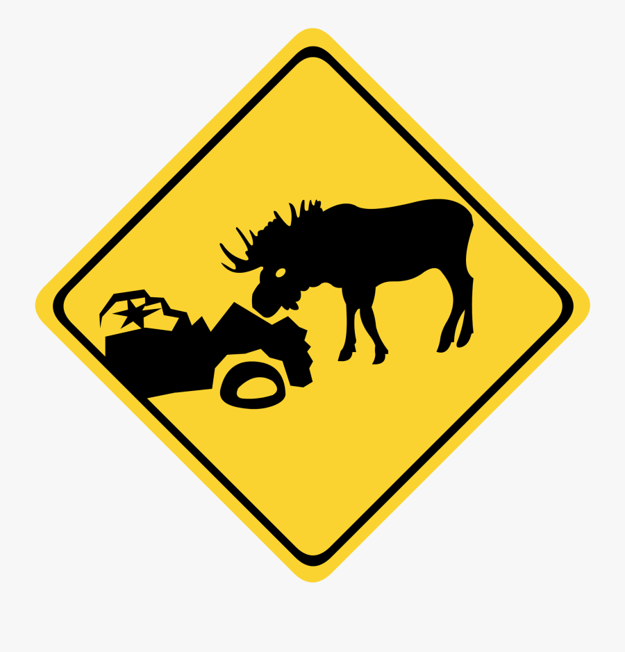 Canada Warning Traffic Road Sign Free Transparent Image - Weird General Warning Signs , Free ...