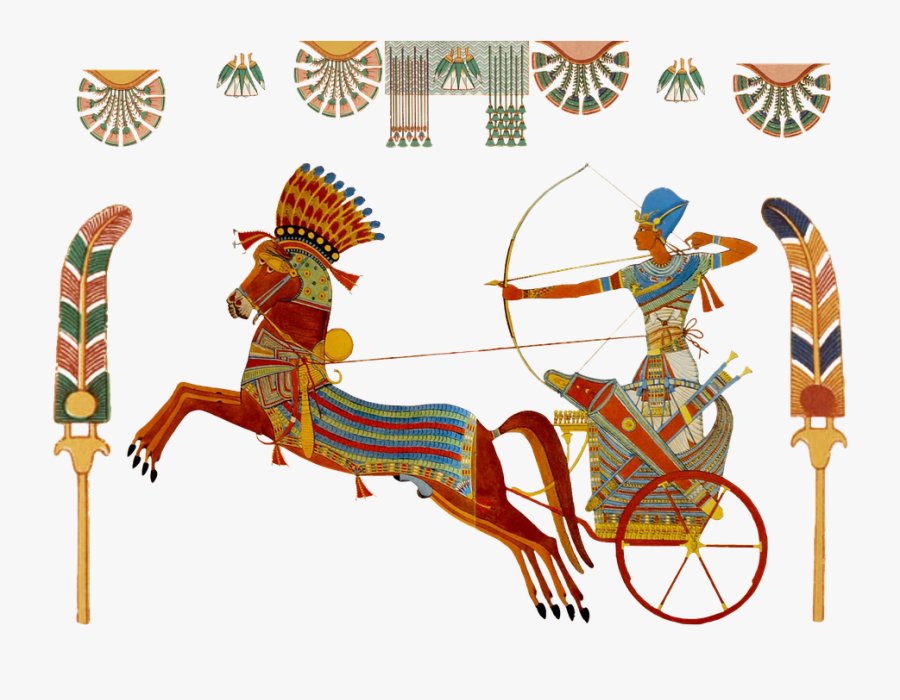 Transparent Ancient Egypt Clipart - Ramses Ii In Battle, Transparent Clipart