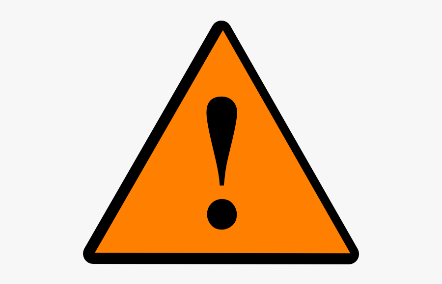 Orange And Black Warning Triangle , Free Transparent Clipart ClipartKey