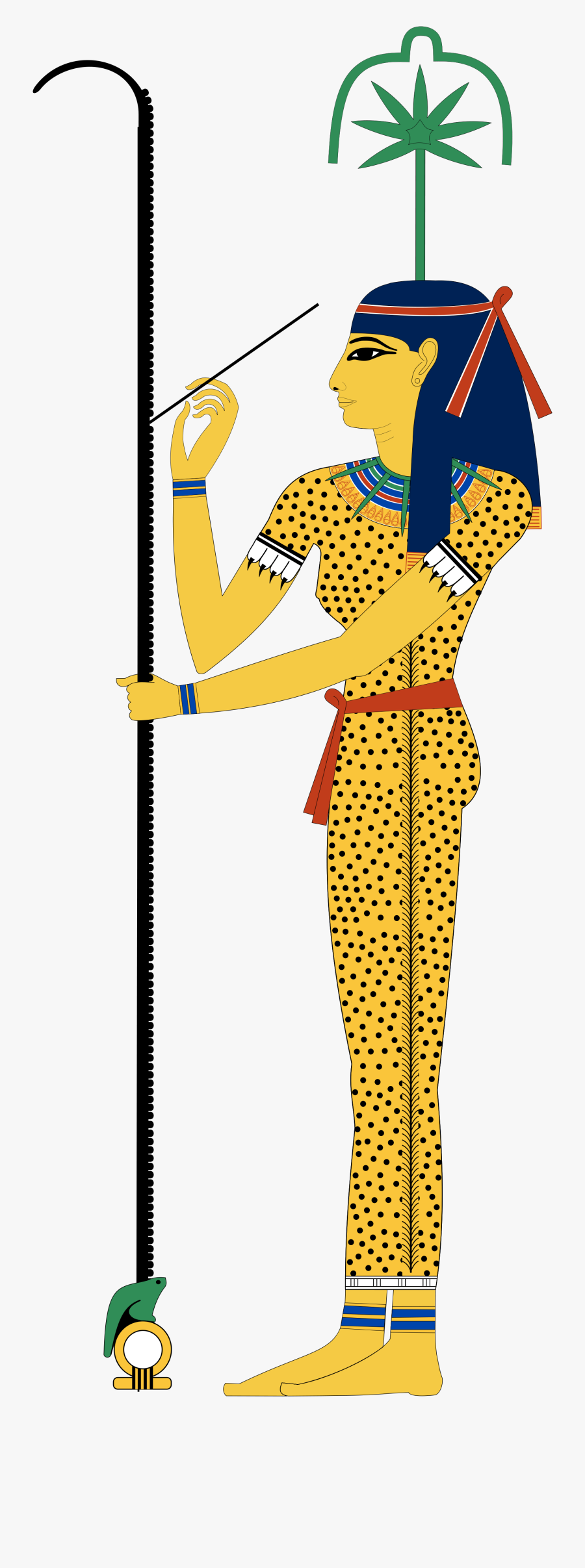 Clip Art Seshat Wikipedia - Seshat Egyptian Goddess, Transparent Clipart