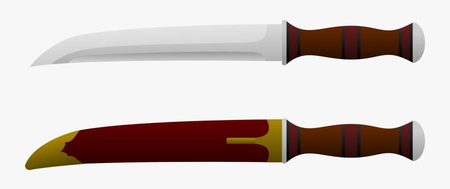 Knife Clipart Blunt Knife - Punyal Clipart, Transparent Clipart