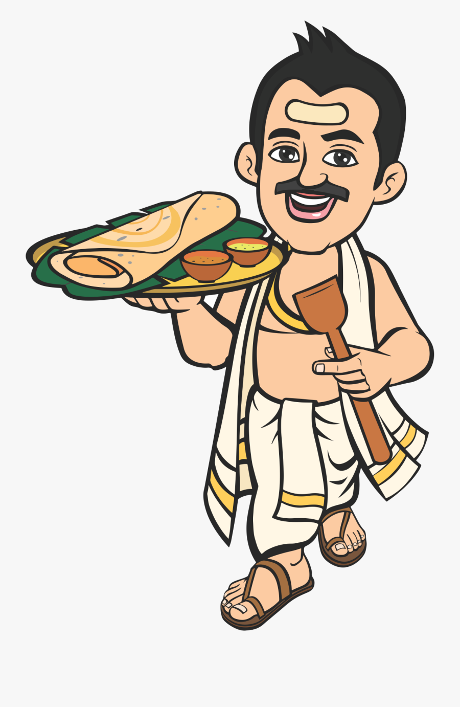 Food Clipart Indian - Swamy South Indian Food Express, Transparent Clipart