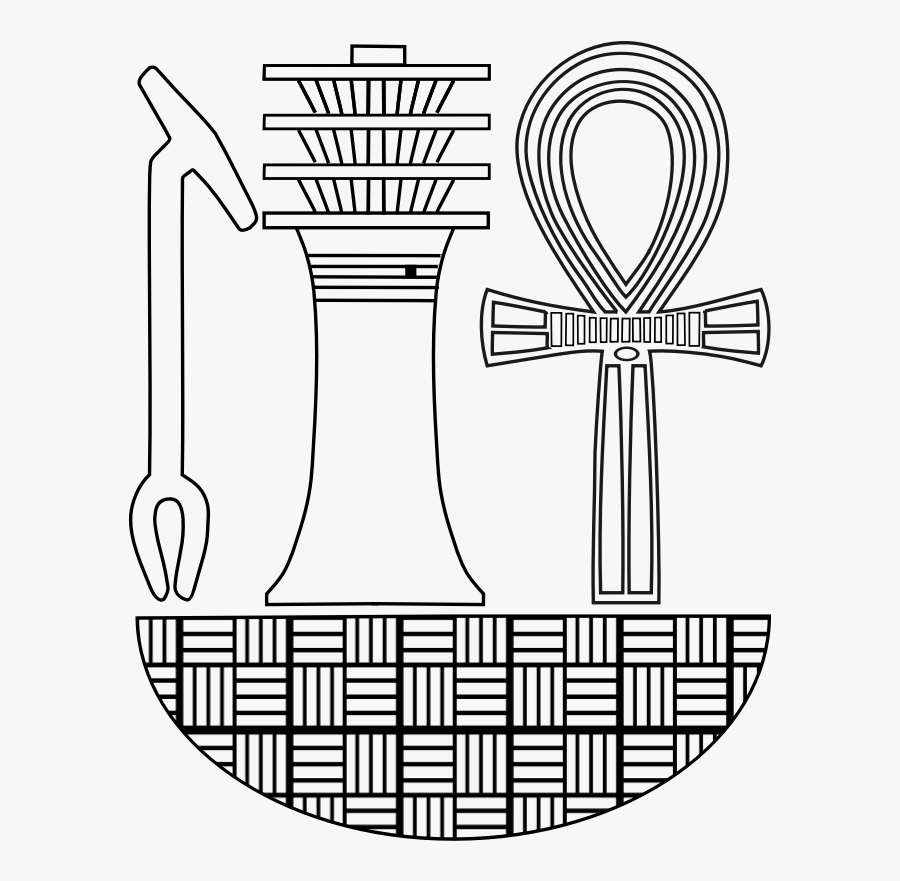 Was, Djed, Ankh From Old Egypt - Ankh Djed Was Symbols, Transparent Clipart