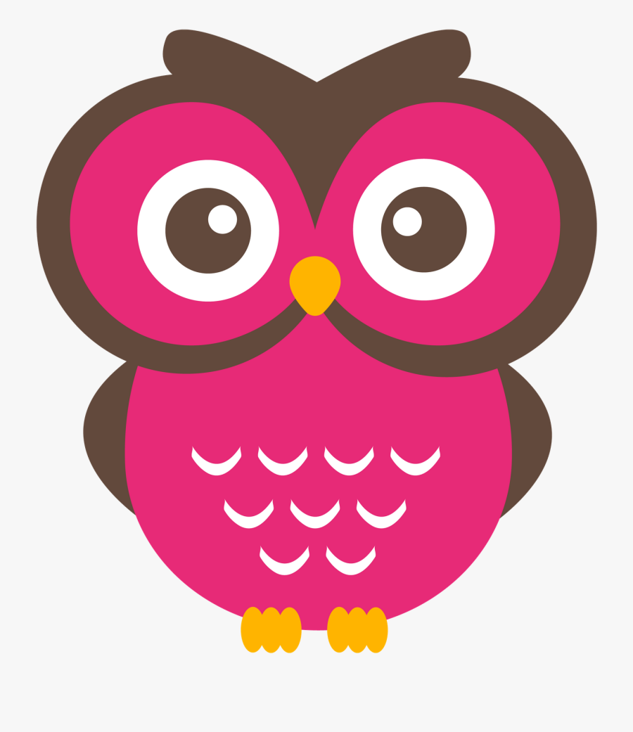 Pop Of Color - Owl Clipart Blue, Transparent Clipart