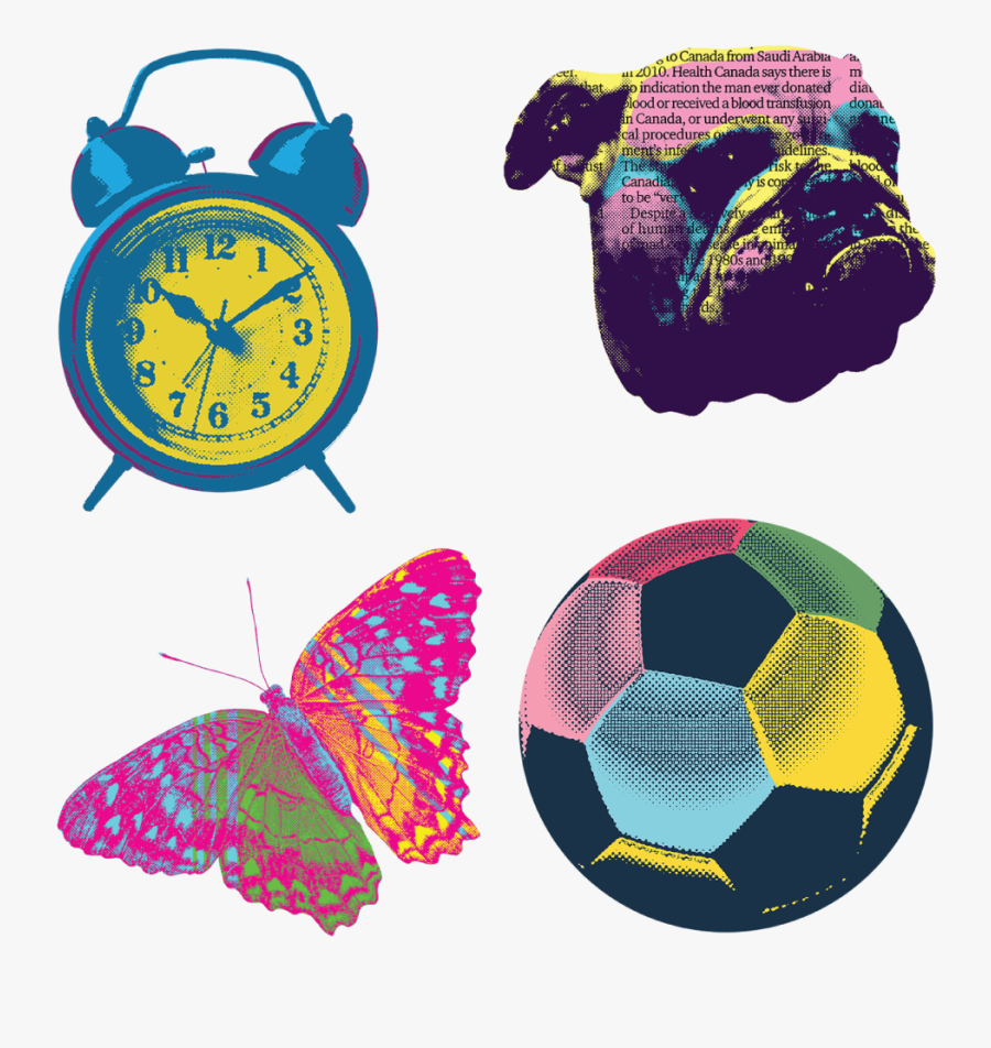 Crop These Sample Images From The Pop Art Clipart Package, Transparent Clipart