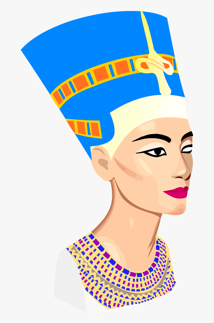 Human Behavior,head,cap - Nefertiti Png, Transparent Clipart