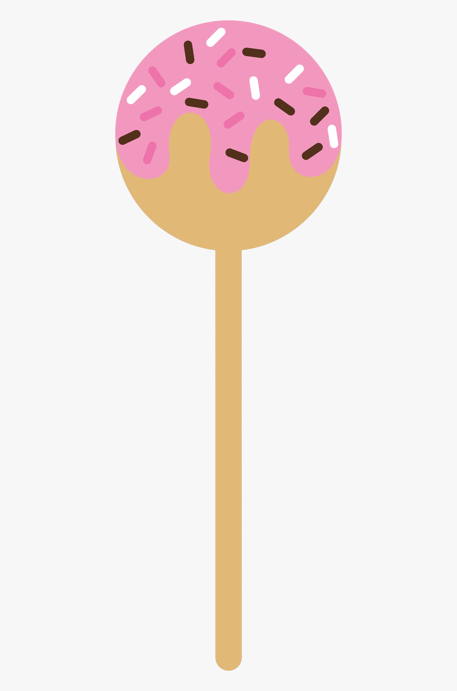 Birthday Cake Pop Svg Cut File - Cake Pop Clipart Png, Transparent Clipart