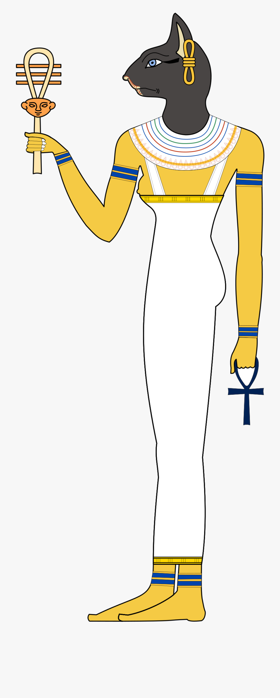 Clip Art Egypt God - Egyptian Goddess, Transparent Clipart
