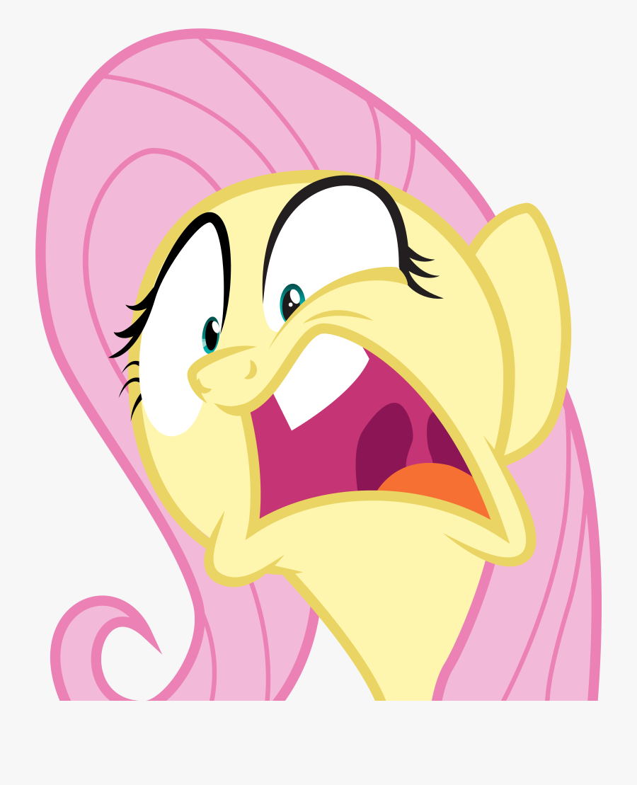 Frustrated Fluttershy By Spydol Frustrated Fluttershy - Fluttershy Open Mouth, Transparent Clipart