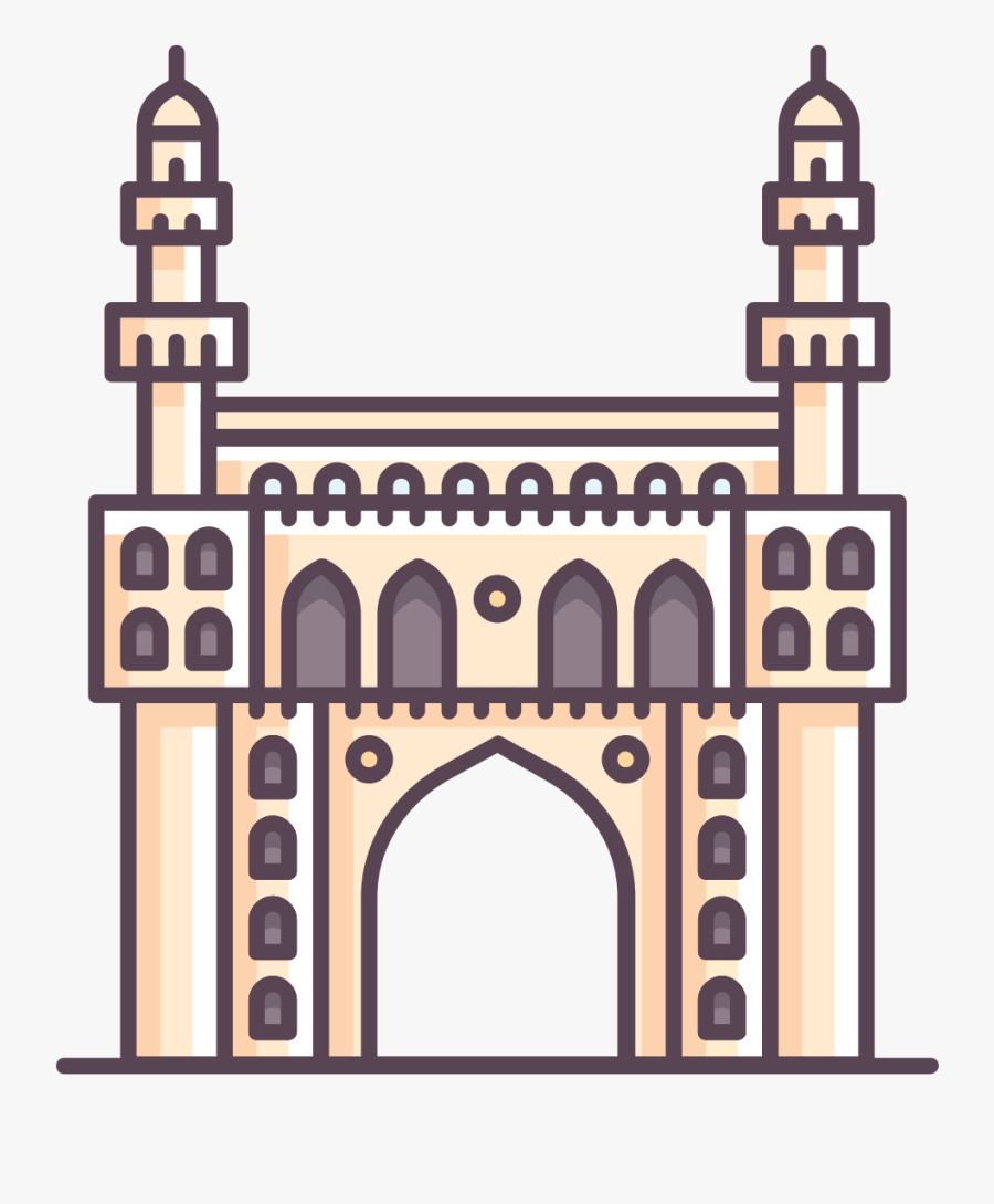 History Clipart History India - Charminar Png, Transparent Clipart
