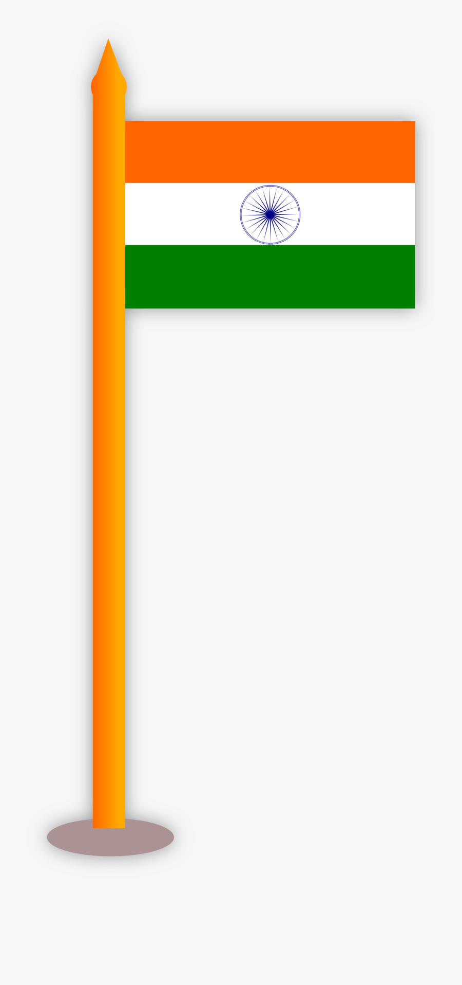 Clipart Indian Flag - Clip Art Of Indian Flag, Transparent Clipart