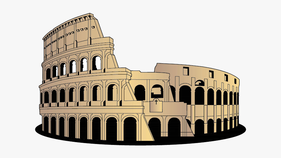 Clip Art Roman Colosseum Clipart - Colosseum Png, Transparent Clipart