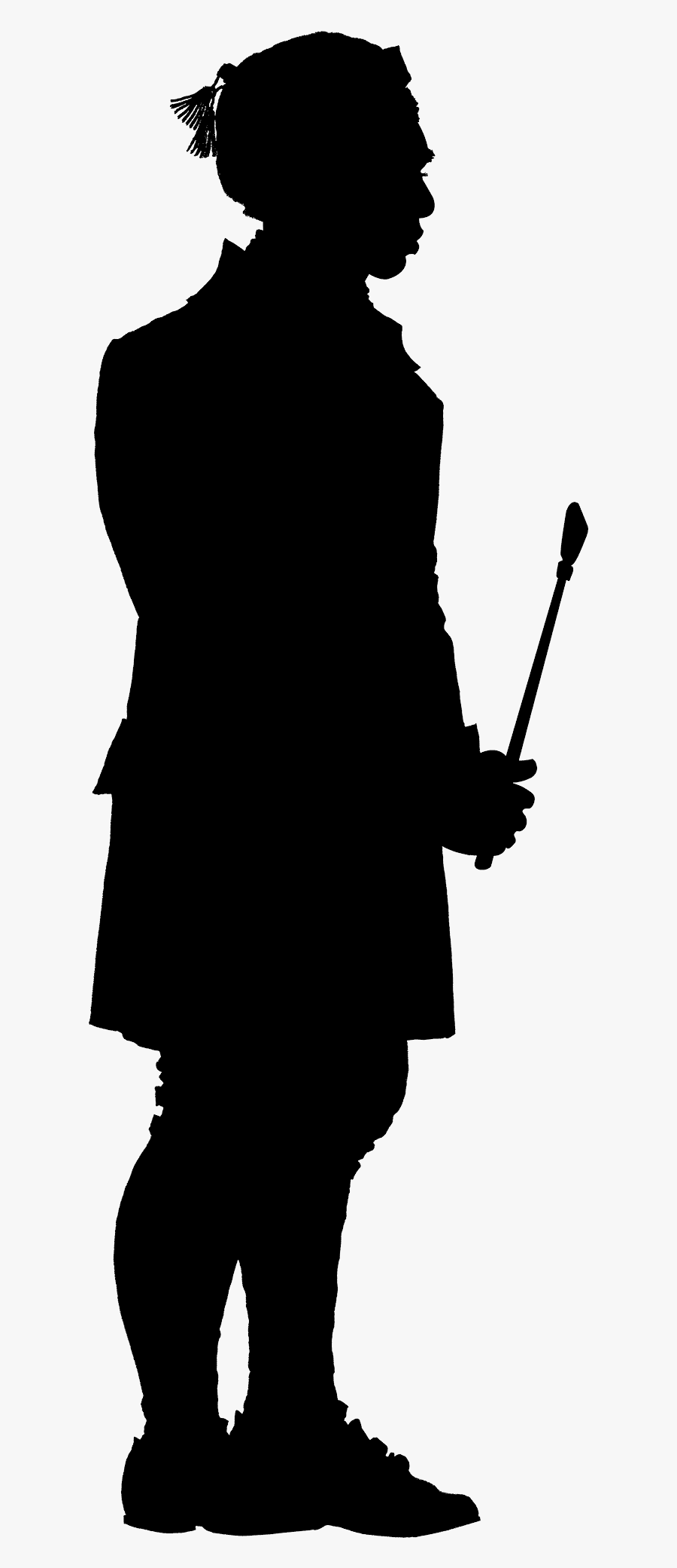 Frollo Silhouette, Transparent Clipart