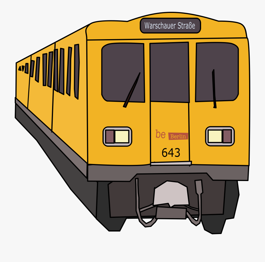 Berlin German Germany Subway Png Image - U Bahn Berlin Clipart, Transparent Clipart
