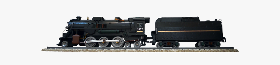 Steam Train Side View, Transparent Clipart