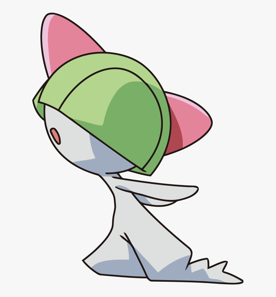 Clip Art Ralts Emerald - Pokemon White And Green, Transparent Clipart