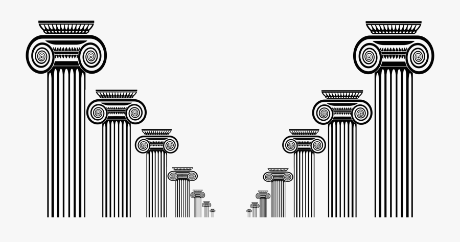 Column Ancient Roman Architecture Clip Art - Roman Column Clipart Png, Transparent Clipart