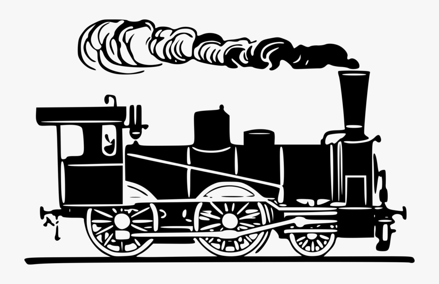 Free Train Cliaprt Black And White Images 【2018】 Banner - Steam Engine Train Clipart, Transparent Clipart