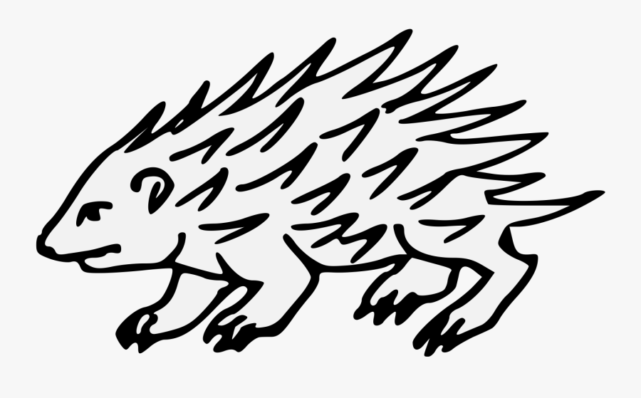 Details Png- - Porcupine Traceable, Transparent Clipart