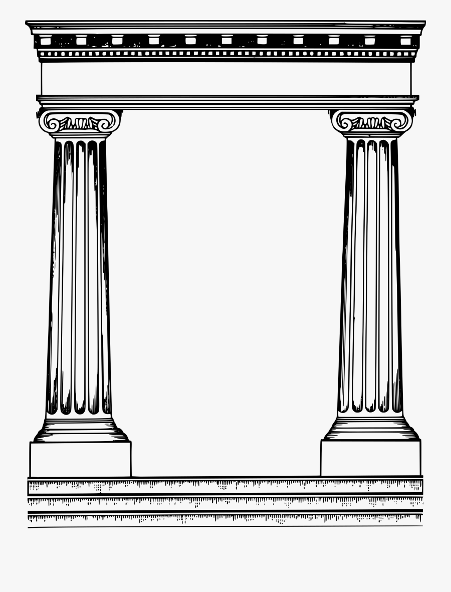 9 Roman Pillar Clip Art - Transparent Greek Column Clipart, Transparent Clipart