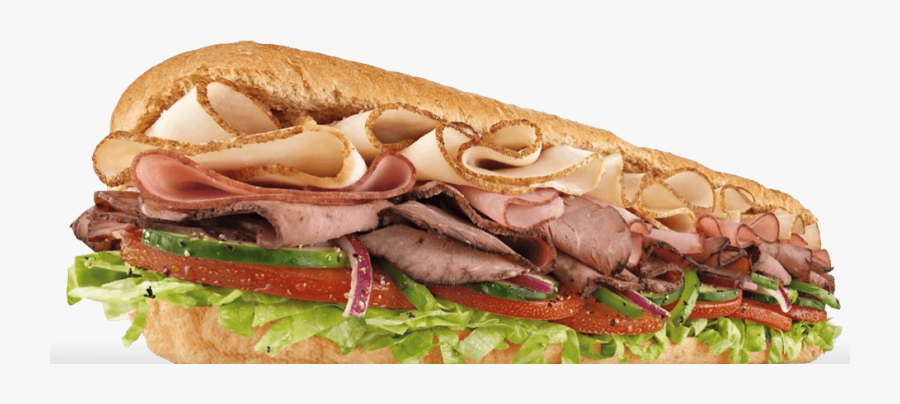 Submarine Sandwich Hamburger Fast Food Venice Subway - Subway Sandwich Transparent Background, Transparent Clipart
