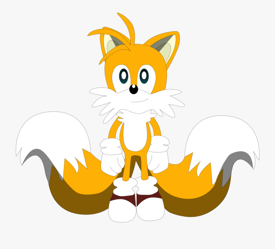 Best Free My First Vector Of Miles Tails Prower By - Tails The Fox Vector Art, Transparent Clipart