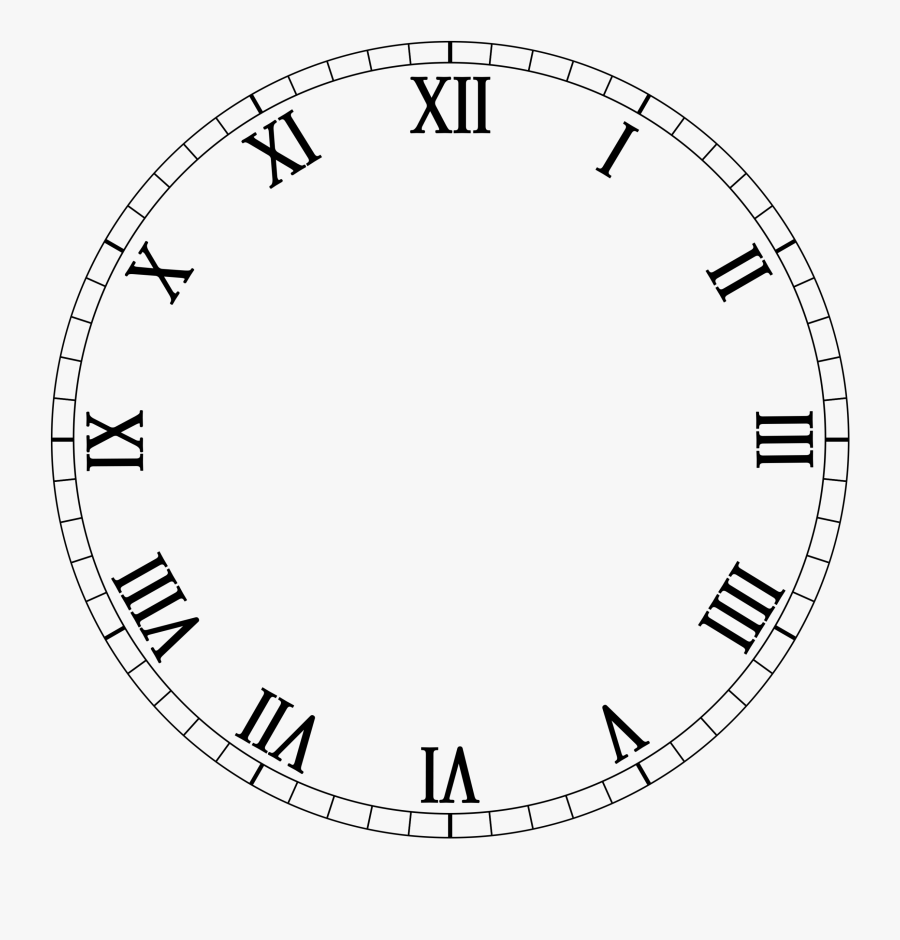 Clock Face Png Free - Classic Clock Png, Transparent Clipart