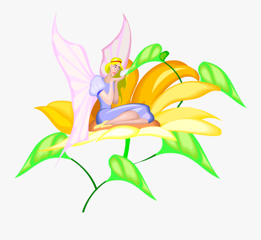 Plant,flora,leaf - Fairy, Transparent Clipart