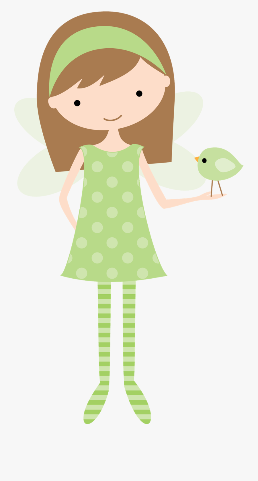 Fairies And Birds Clip Art - Fairy, Transparent Clipart