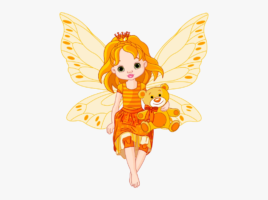 Fairies Clipart Cartoon - Autumn Little Fairy, Transparent Clipart