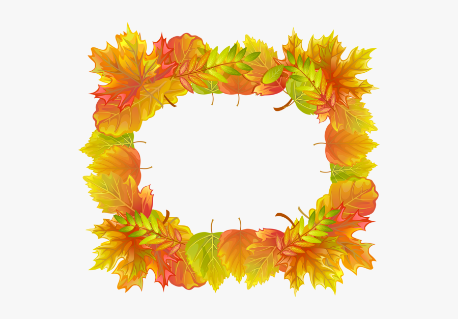 Free Autumn Border Clip Art, Transparent Clipart